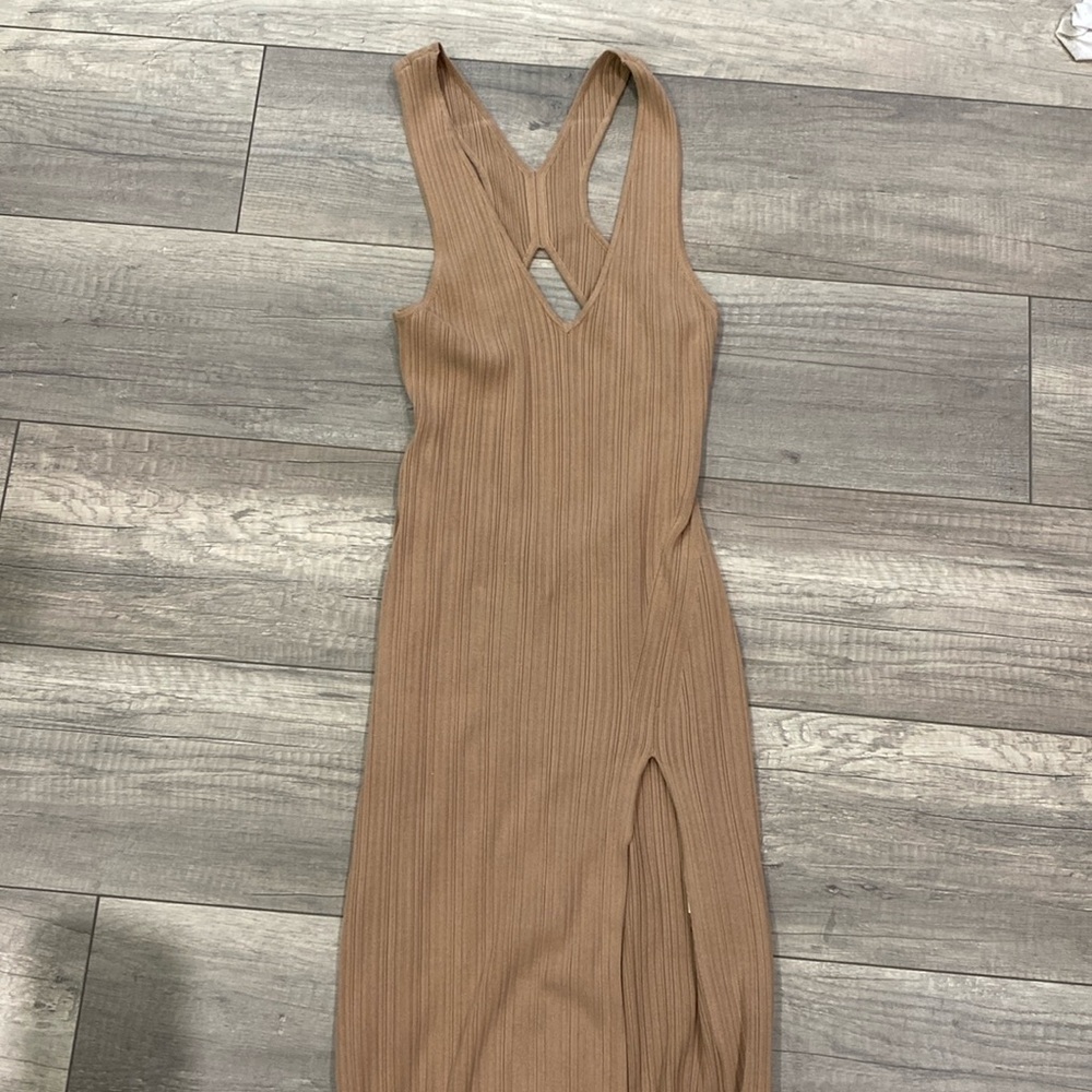 Revolve maxi dress with cutout and slit